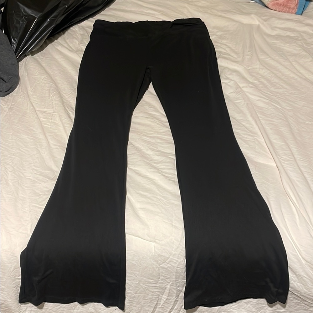 Black Flared Pants
